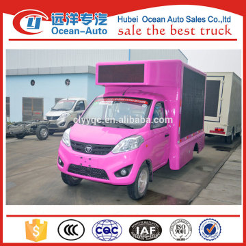 Famous mini double sides mobile led truck,stage led screen truck